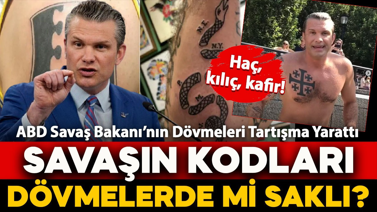 ABD Savaş Bakanı’nın “Haçlı” Dövmeleri Tartışma Yarattı: Savaşın kodları dövmelerde mi saklı?