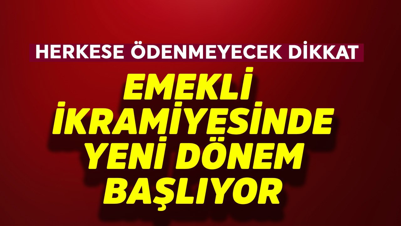 Emekli ikramiyesinde yeni dönem! Herkese ödenmeyecek