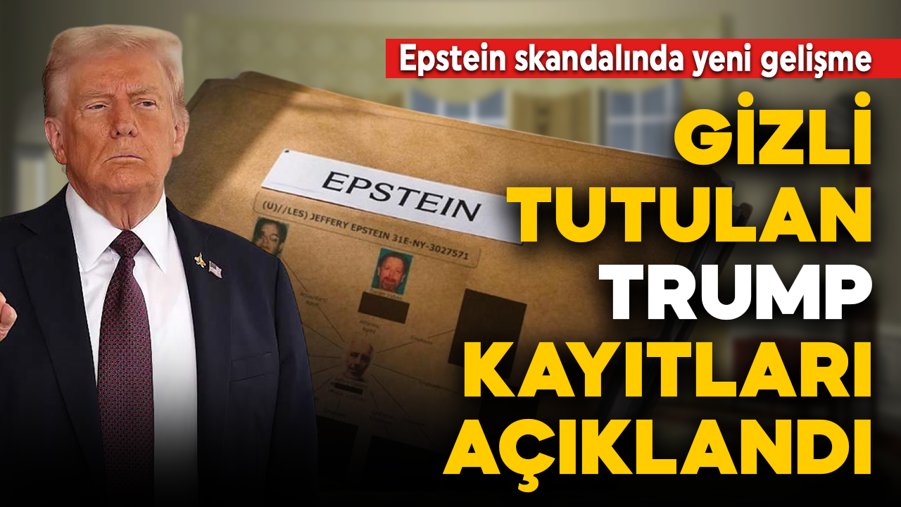 Esptein soruşturmasında gizli tutulan Trump kayıtları yayınlandı!
