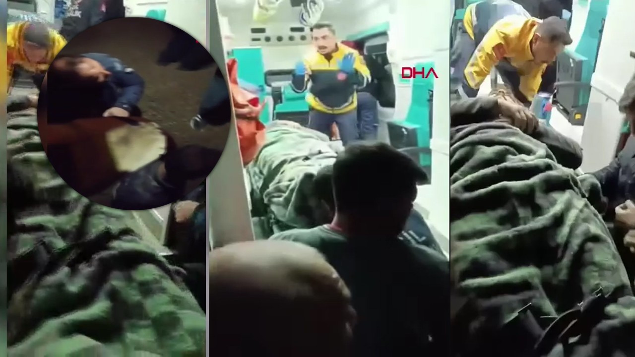 Kum içinde sıkıştı, itfaiye kurtardı: İşçi son anda hayata döndü