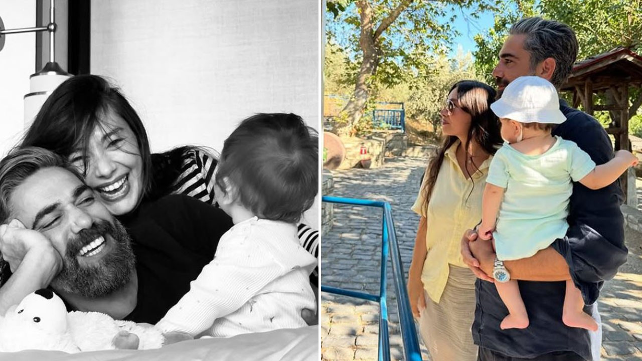 Neslihan Atagül'den duygusal kutlama! Minik oğlu Aziz 1 yaşında!
