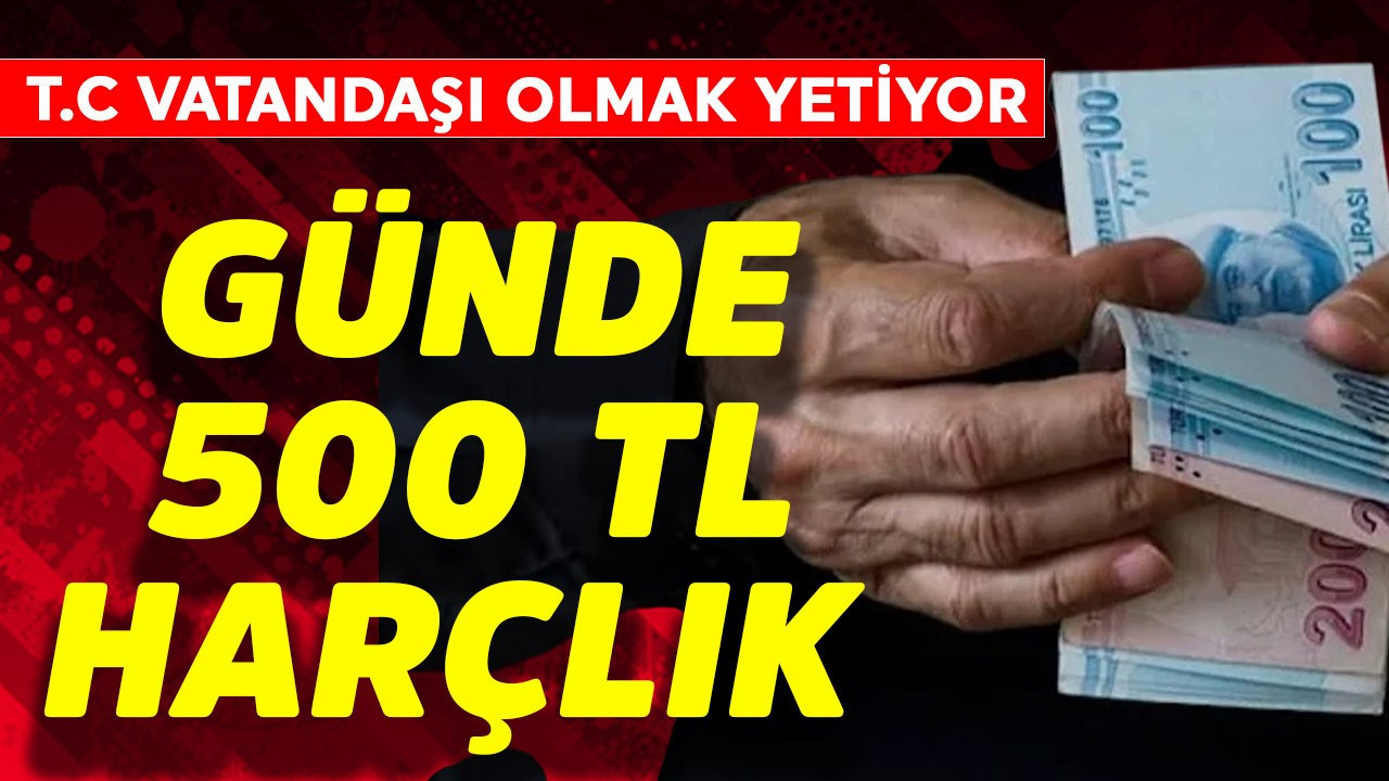 Günde 500 TL cep harçlığı veriliyor! Sakın kaçırmayın