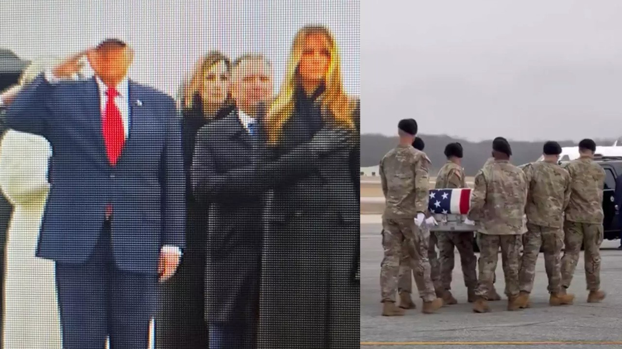 ABD–İran savaşı büyüyor! İran 'çok sayıda ABD askerini öldürdük' demişti: Trump, ABD askerlerinin tabutlarını böyle karşıladı