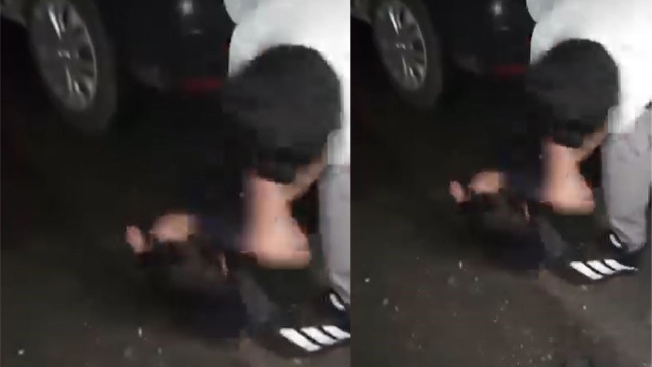 Çocuğu darbeden çocuk yakalandı! Pes dedirten olay kamerada