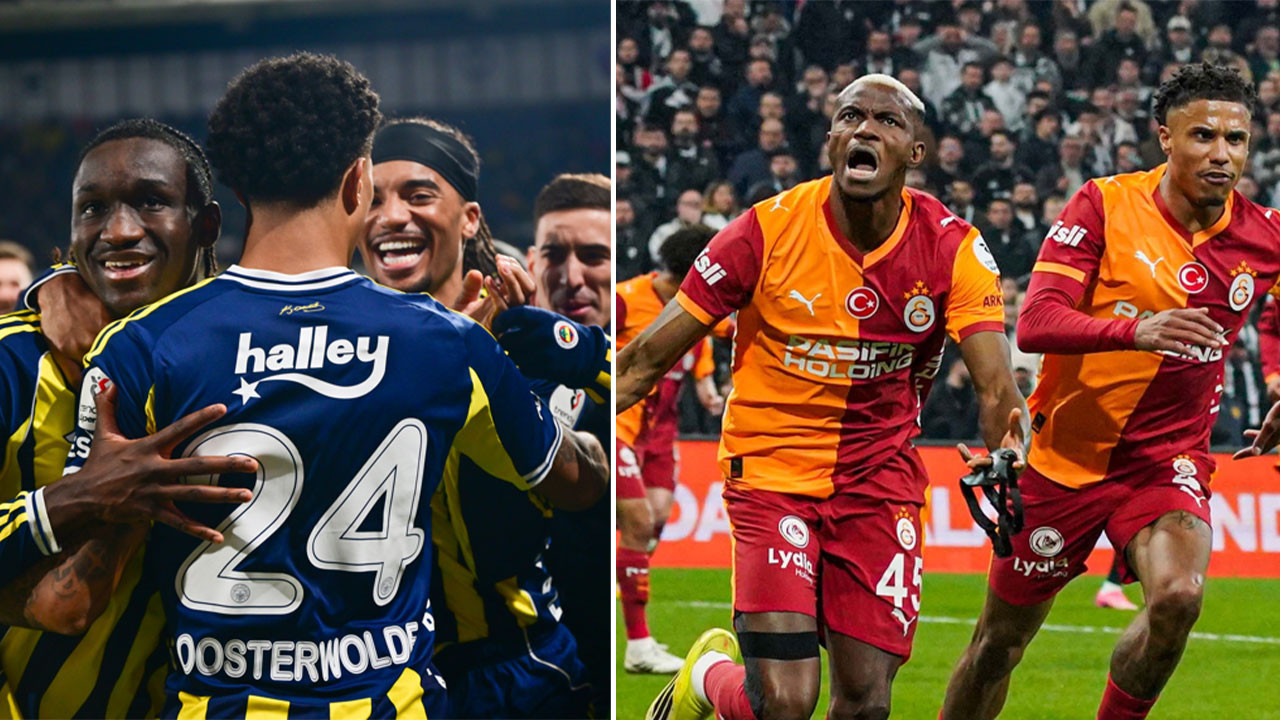 Şampiyonluk yarışı nefes nefese! Galatasaray ve Fenerbahçe kazandı! İşte iki takımın 9 maçlık kalan fikstürü