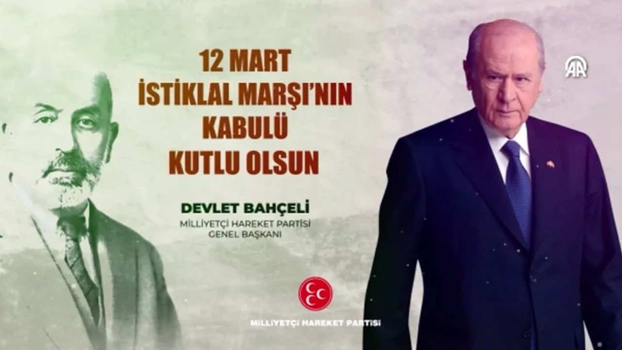 MHP lideri Bahçeli'den 'İstiklal Marşı' mesajı