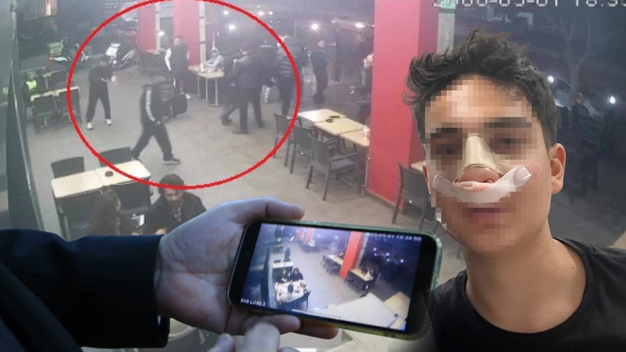 Antalya'da akran dehşeti! "Neden bakıyorsun" deyip burnunu kırdılar... Dehşet anları kamerada