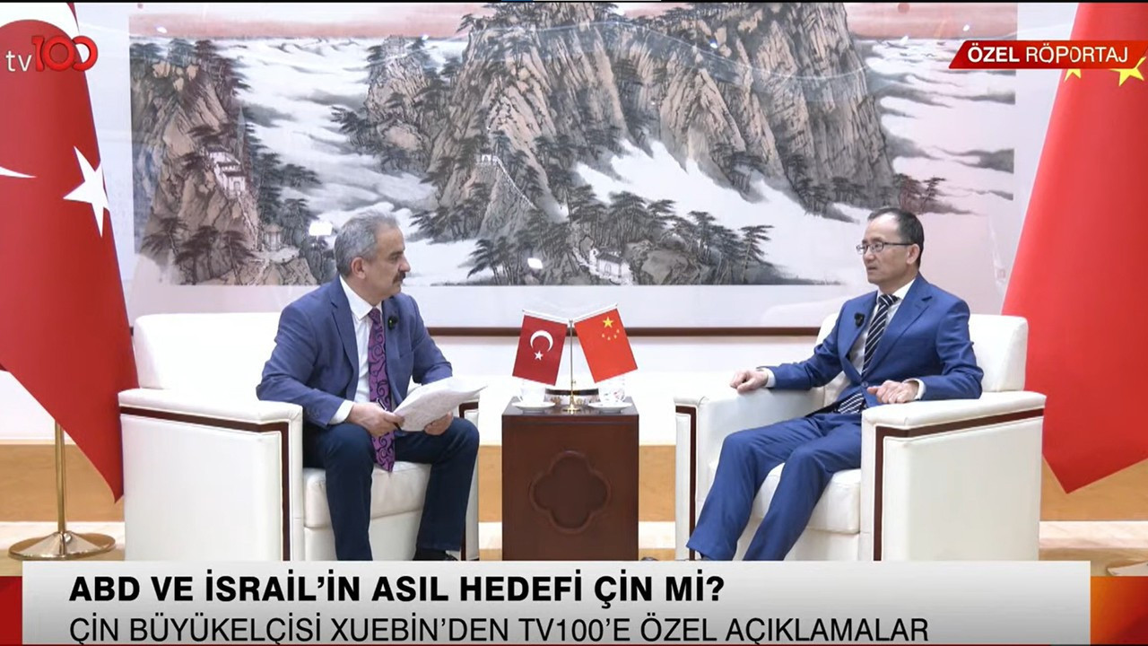 tv100’den gündeme damga vuran röportaj! Çin Ankara Büyükelçisi’nden çarpıcı çıkış: "Biz savaşın tarafı değiliz"