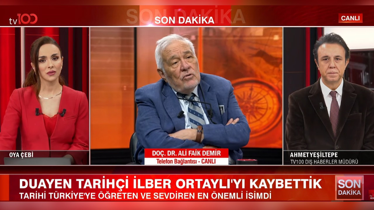 Ünlü tarihçi İlber Ortaylı hayatını kaybetti! tv100 yayınında duygulandıran anlar! Ahmet Yeşiltepe: Bir Cumhuriyet çocuğunu kaybettik