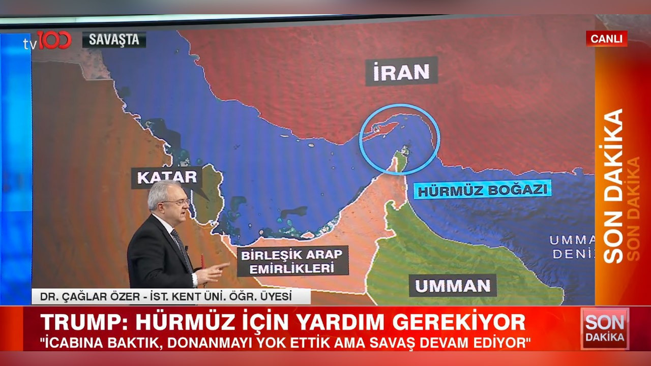 Dr. Çağlar Özer'den tv100'de çarpıcı değerlendirmeler: "ABD müzakere yapmak zorunda!"