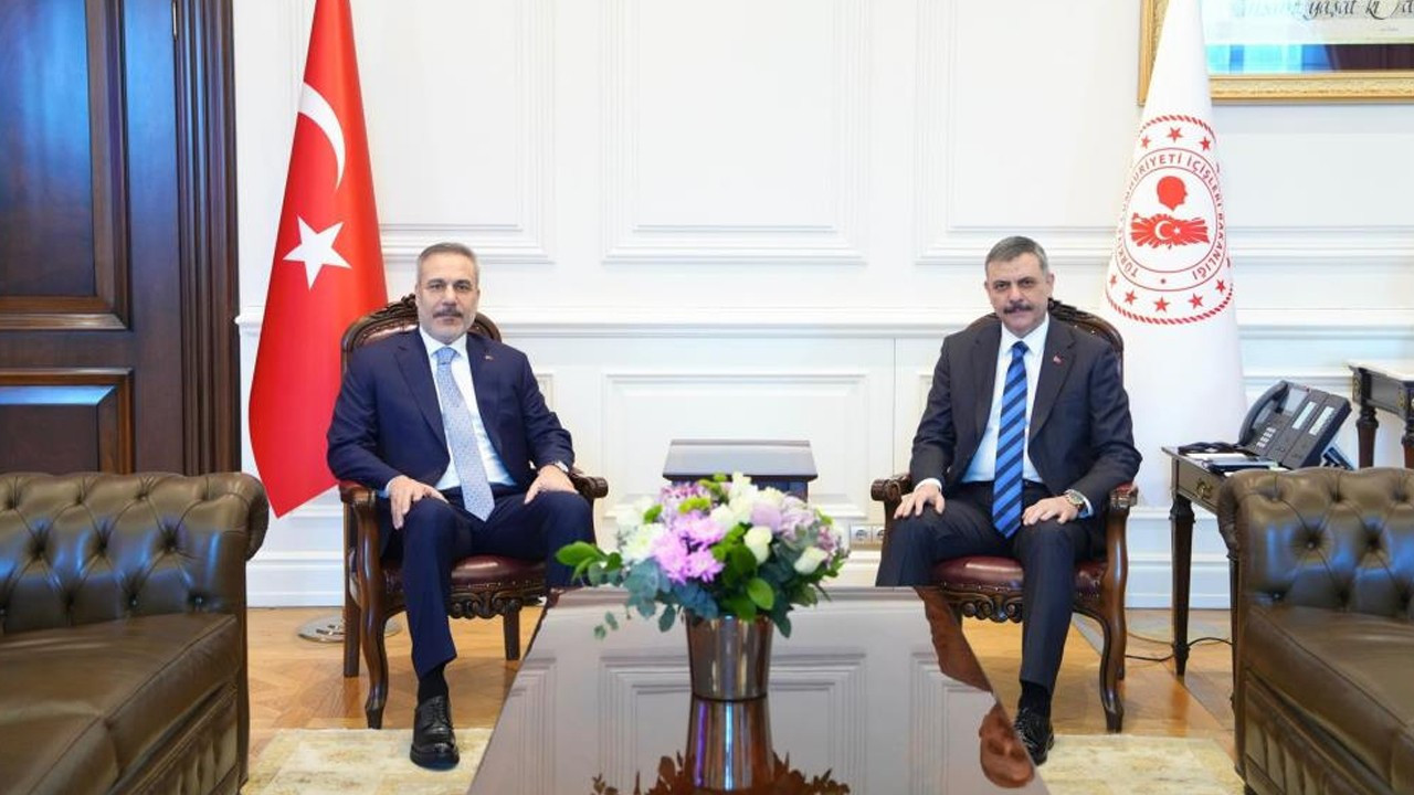 Bakan Fidan'dan Bakan Çiftçi'ye ziyaret