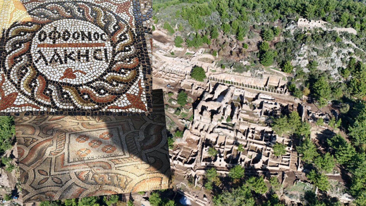 3 bin yıllık antik kentte şaşırtan mesaj: "Kıskanan çatlasın"