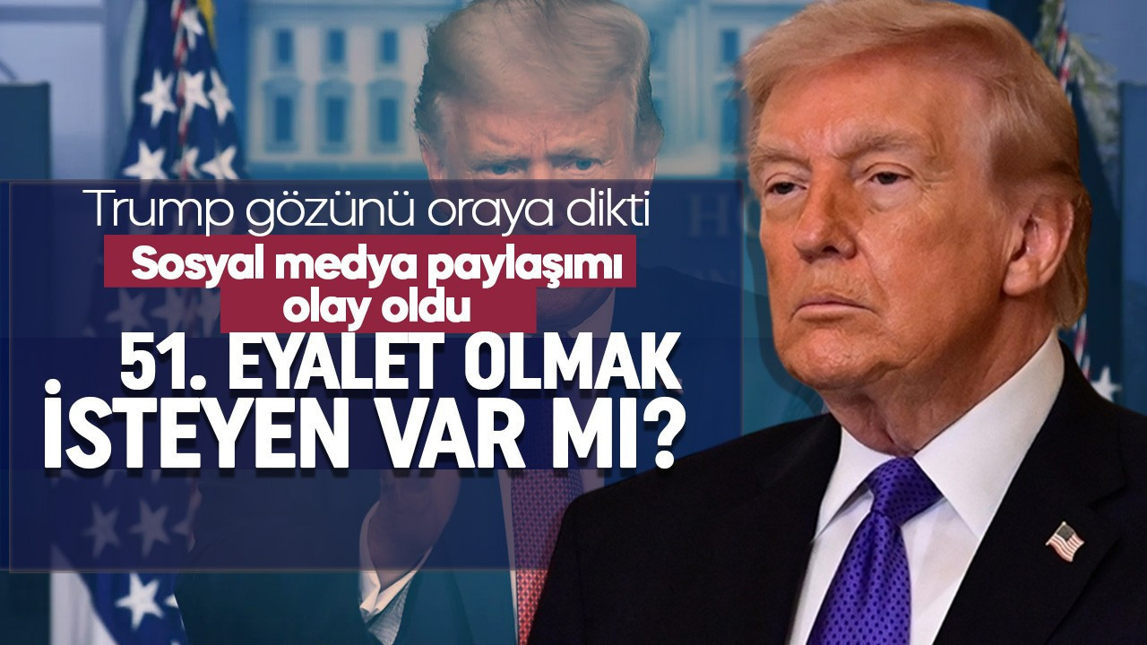 Trump durmuyor! Şimdi de gözünü oraya dikti! 51. eyalet olmak isteyen var mı?