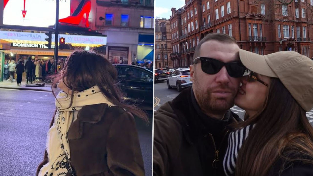 İlayda Alişan ile Oğulcan Engin'in Londra kaçamağı! Şehrin sokaklarında aşka geldiler