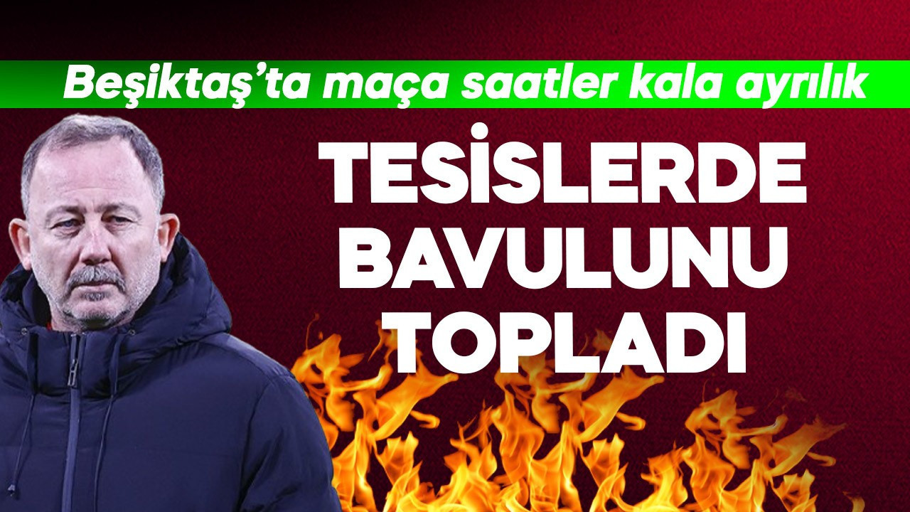 Beşiktaş'ta kritik maça saatler kala ayrılık kararı! Tesislerden ayrıldı