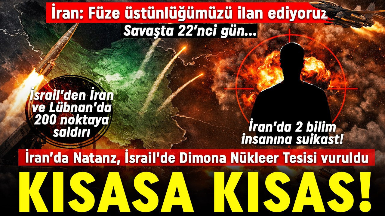 ABD/İsrail-İran savaşında 22. gün: İran'dan Dimona bölgesine saldırı
