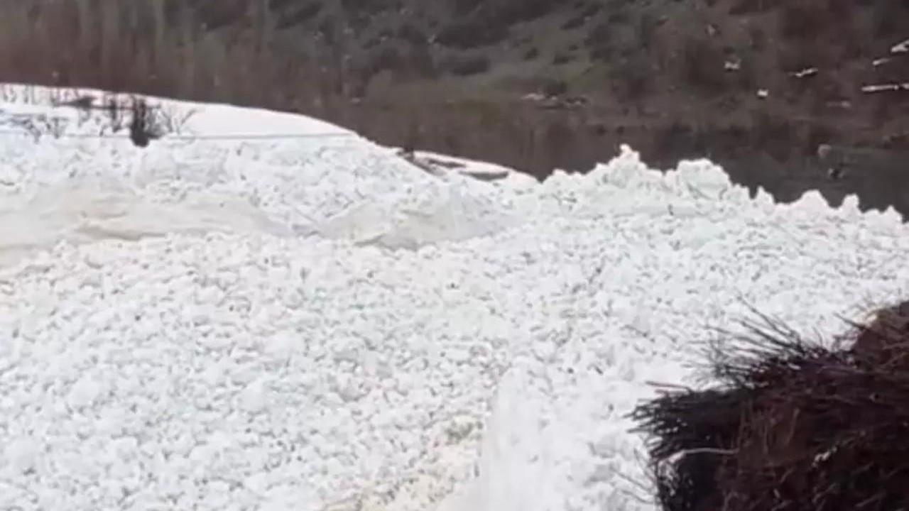 Hakkari'de çığ paniği: Köy halkı facianın eşiğinden döndü