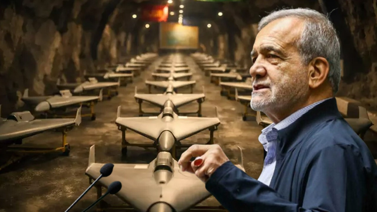 İsrail'e açık tehdit: İran yer altındaki füzelerini gösterdi!