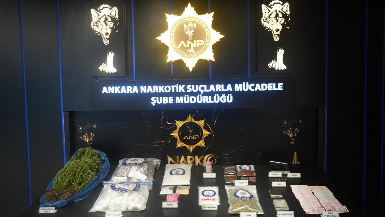 Ankara'da narkotik operasyonları: 28 tutuklama