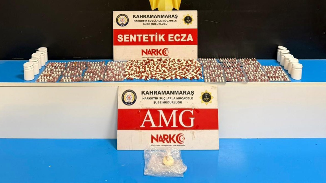 Kahramanmaraş'ta uyuşturucu operasyonu: 4 tutuklama