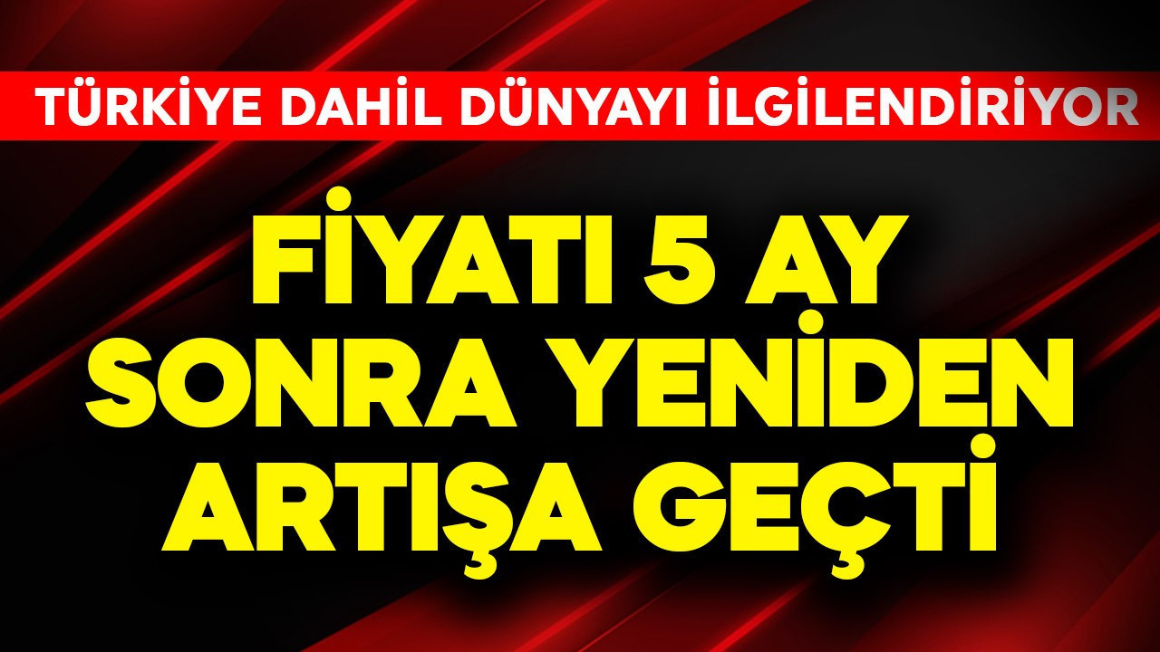 Türkiye dahil tüm dünyayı ilgilendiriyor! Fiyatı 5 ay sonra yeniden artışa geçti