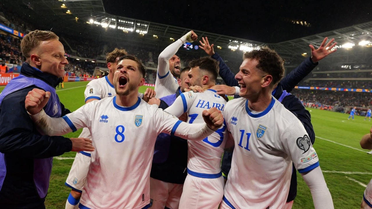 Kosova- Slovakya maçında gol düellosu! A Milli Takım’ın Dünya Kupası play-off finalindeki rakibi belli oldu