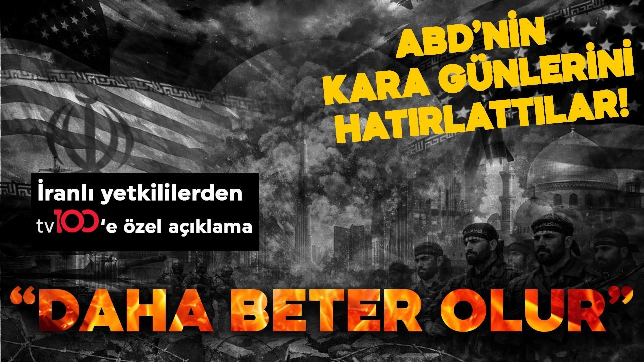 İranlı yetkililerden tv100’e özel açıklama! ABD'nin kara günlerini hatırlattılar: "Daha beter olur!"