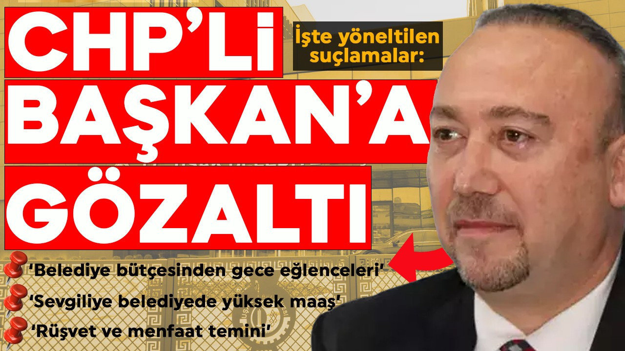 Rüşvet soruşturmasında Uşak Belediye Başkanı dahil 12 şüpheliye gözaltı!