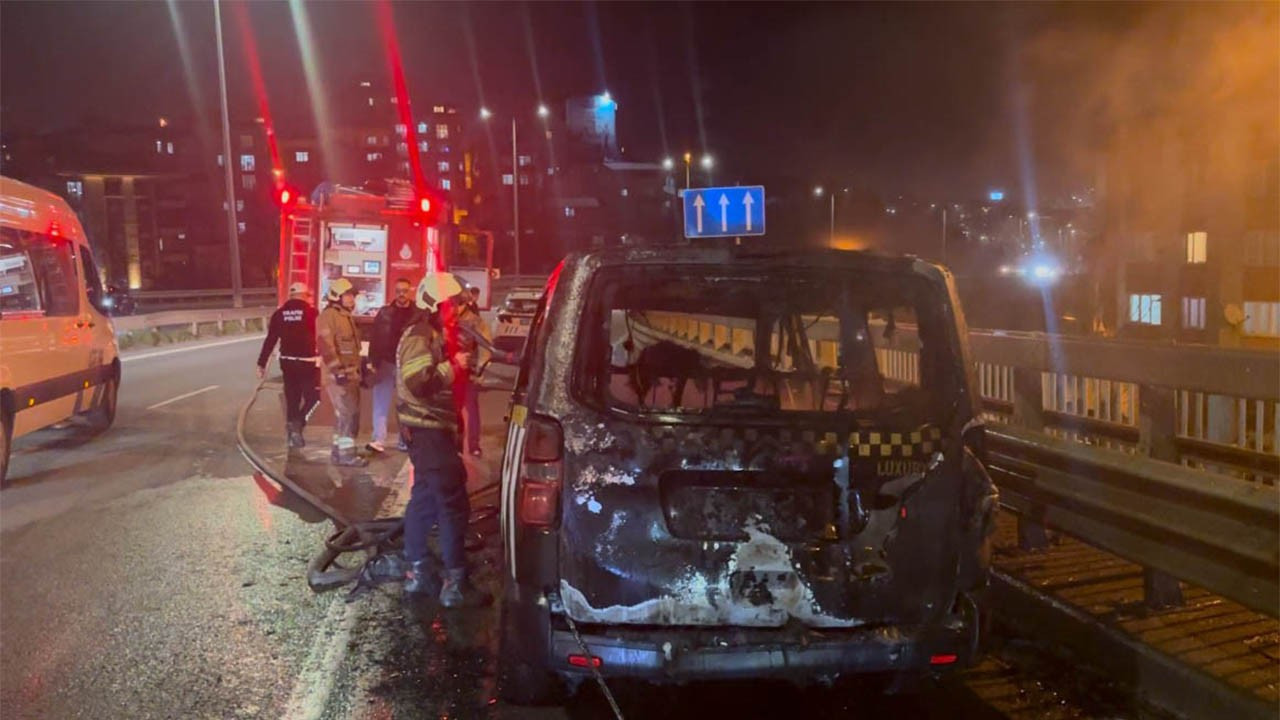 İstanbul'da ticari takside faciadan dönüldü!