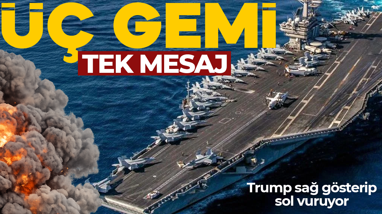 Pentagon düğmeye bastı! Üçüncü uçak gemisi İran yolunda!