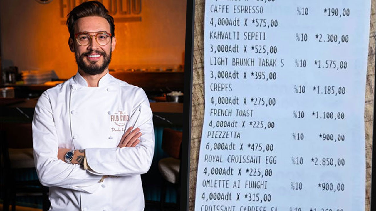 Danilo Zanna’nın restoran fiyatları olay oldu! Sosyal medyayı ikiye böldü