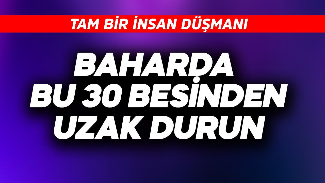 Tam bir insan düşmanı! Baharda bu 30 besinden uzak…