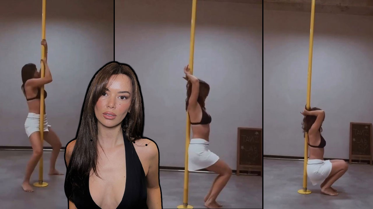 Seray Kaya'dan olay direk dans performansı! Cesur haliyle sosyal medyayı salladı