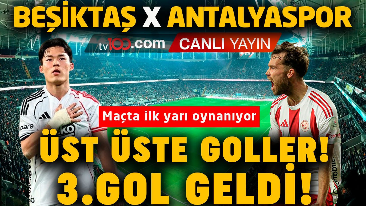 Süper Lig’de 29.hafta başlıyor! Beşiktaş, Antalyaspor’u ağırlıyor! Maçta 3 gol var