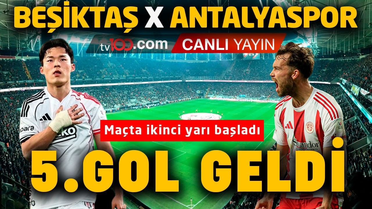 Süper Lig’de 29.hafta başladı! Beşiktaş, Antalyaspor’u ağırlıyor! Maçta 5 gol var