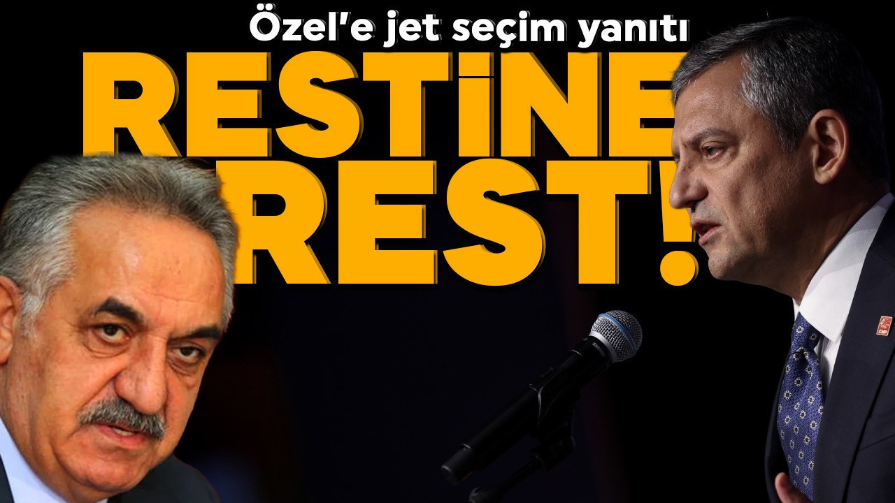 Ara seçim restleşmesi! AK Parti'den Özgür Özel'e yanıt