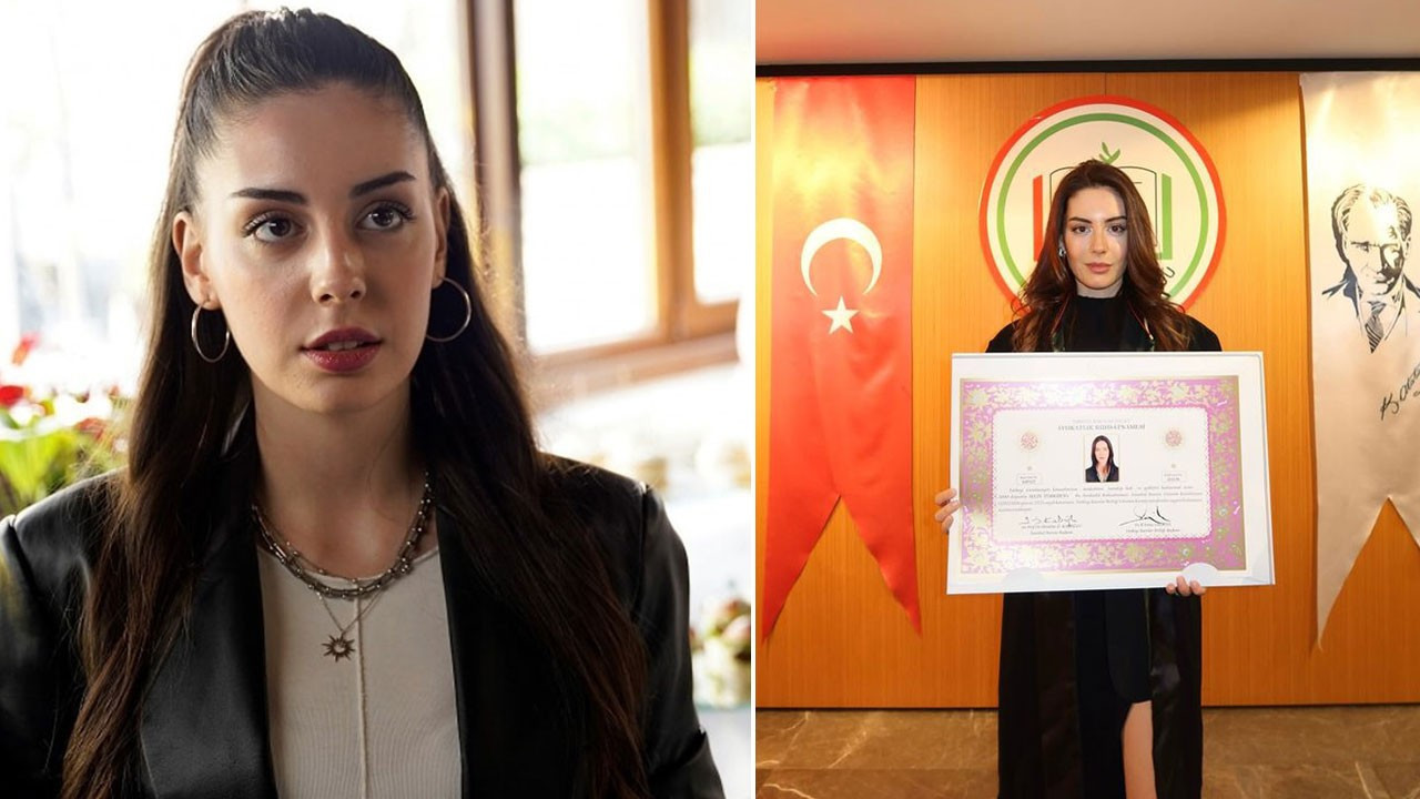 Kızılcık Şerbeti’nin Çimen’i Selin Türkmen avukat oldu: Hep bugünün hayalini kurmuştum!