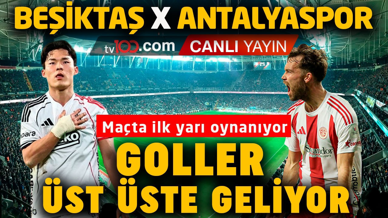 Süper Lig’de 29.hafta başlıyor! Beşiktaş, Antalyaspor’u ağırlıyor! Maçta 2 gol var