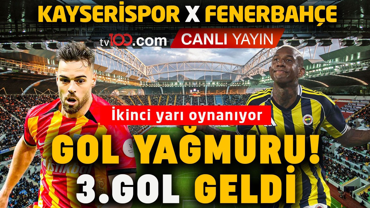 Süper Lig’de zorlu maç! Fenerbahçe, Kayserispor ile karşı karşıya! Maçta 3 gol var