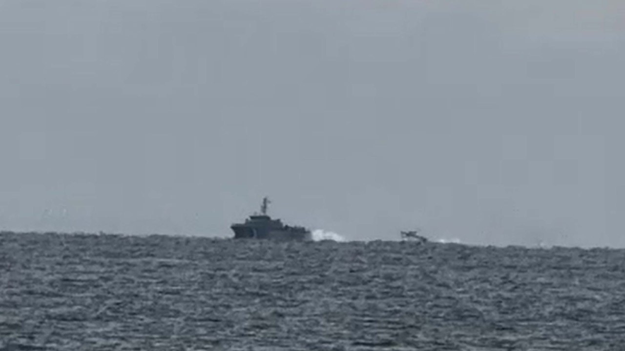 Türk balıkçı teknesine Yunan tacizi! O anlar kayda alındı