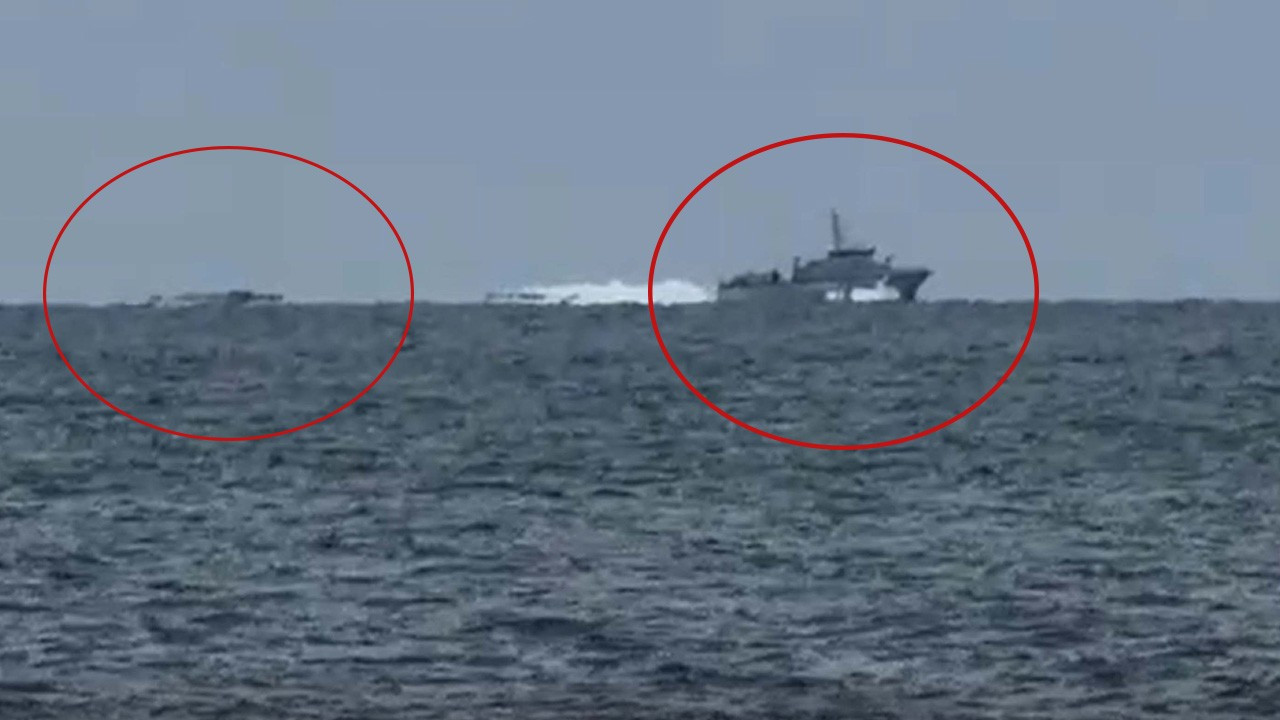 Türk balıkçıya taciz! Türk Sahil Güvenliği, Yunan unsurlarını böyle kovaladı: Onlar vazgeçmiyor, biz de vazgeçmeyeceğiz