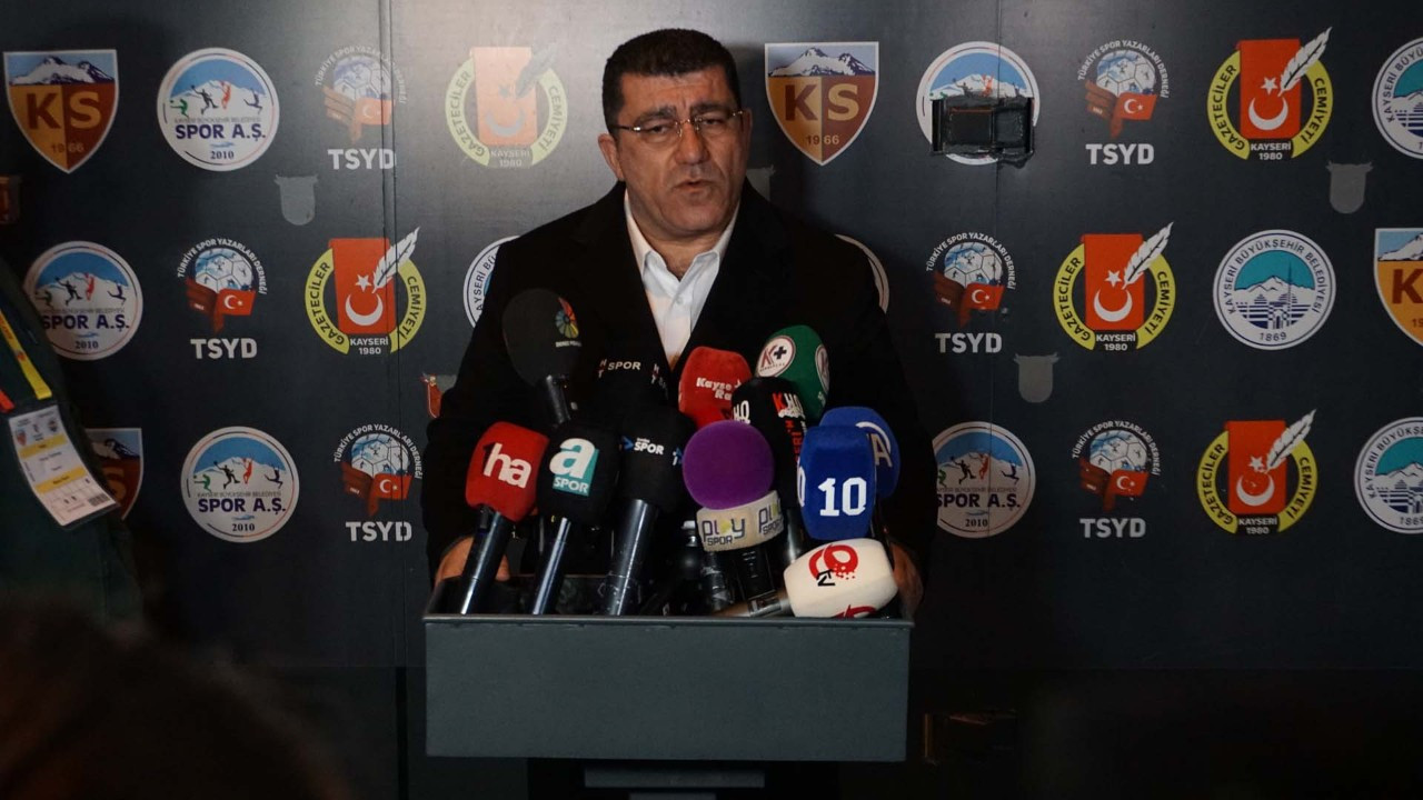 Taraftar tepki göstermişti! Kayserispor Başkanı Nurettin Açıkalın’dan istifa açıklaması!