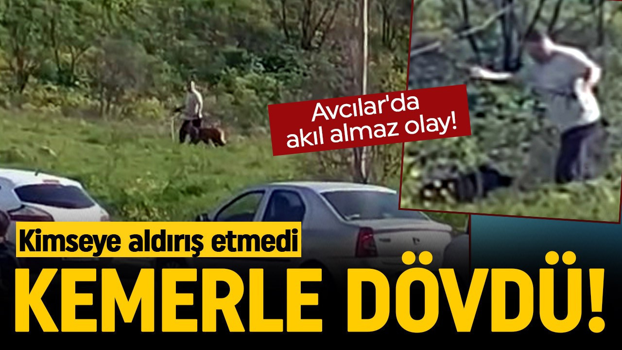 Avcılar'da akıl almaz olay! Kimseye aldırış etmedi: O anlar kamerada!