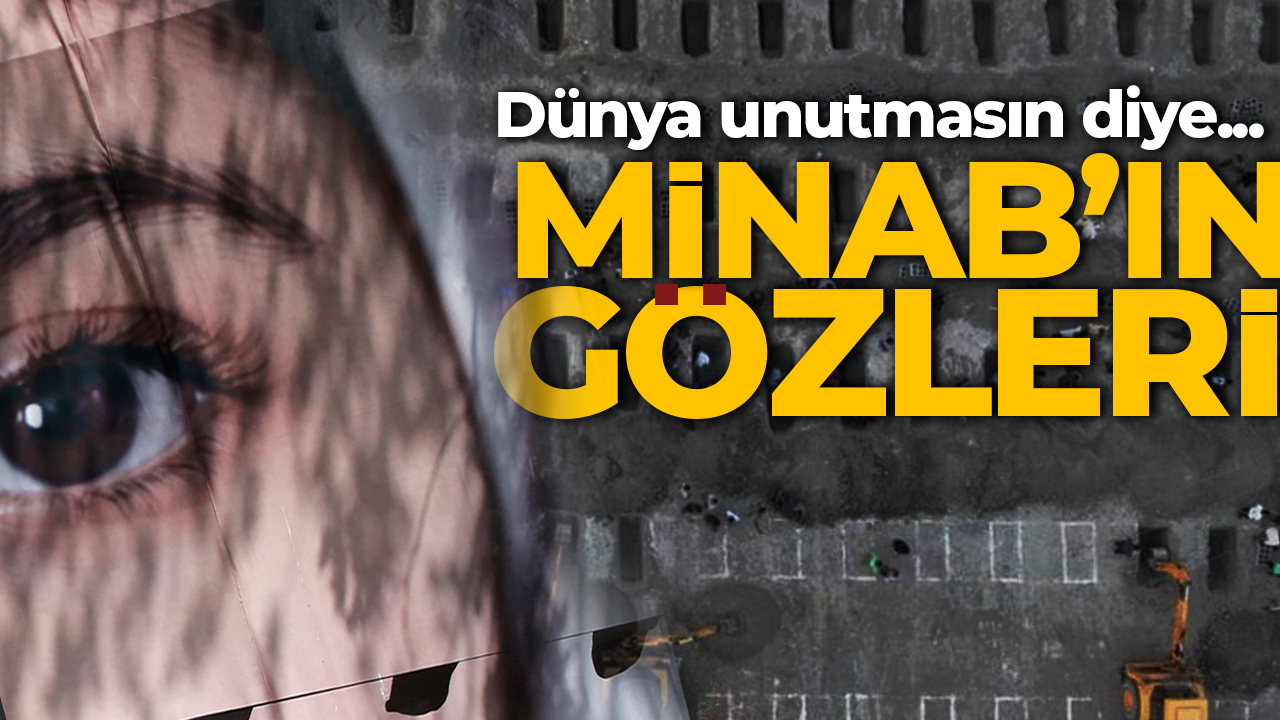 Gözler unutmasın diye... İran'da yürek burkan sergi: 'Minab'ın Gözleri'