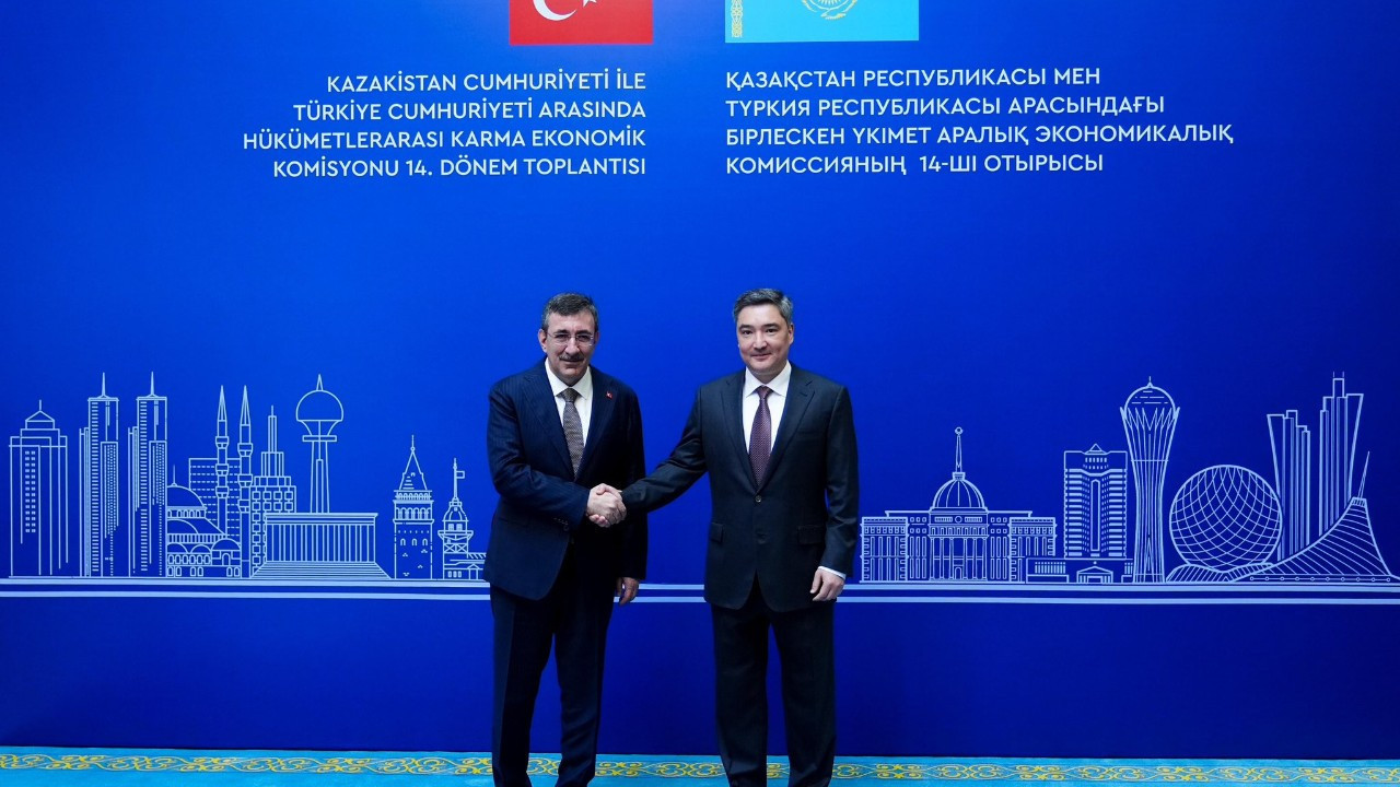 Cumhurbaşkanı Yardımcısı Yılmaz, Kazakistan Başbakanı Bektenov ile görüştü