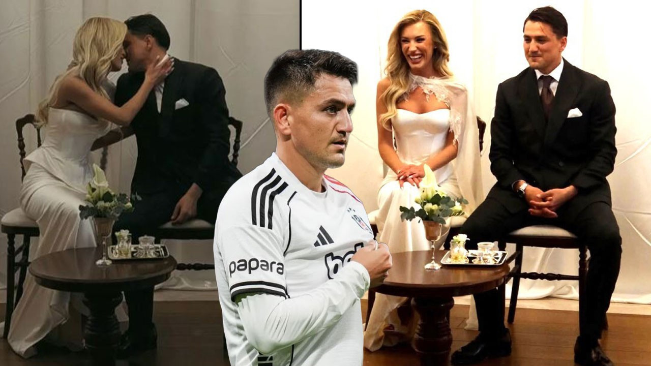 Milli futbolcu Cengiz Ünder'in mutlu günü! Evlilik yolunda ilk adımı attı