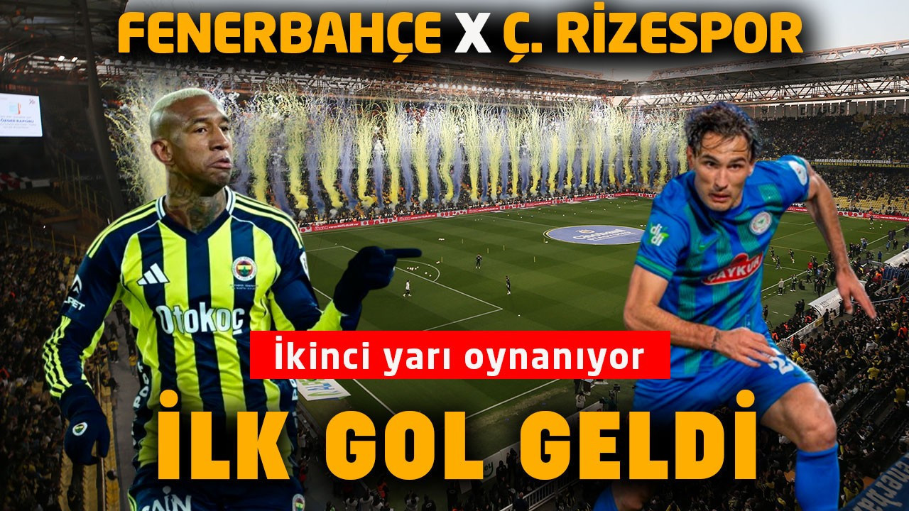 Liderlik için kritik maç! Fenerbahçe, Çaykur Rizespor’u konuk ediyor! Maçta tek gol var