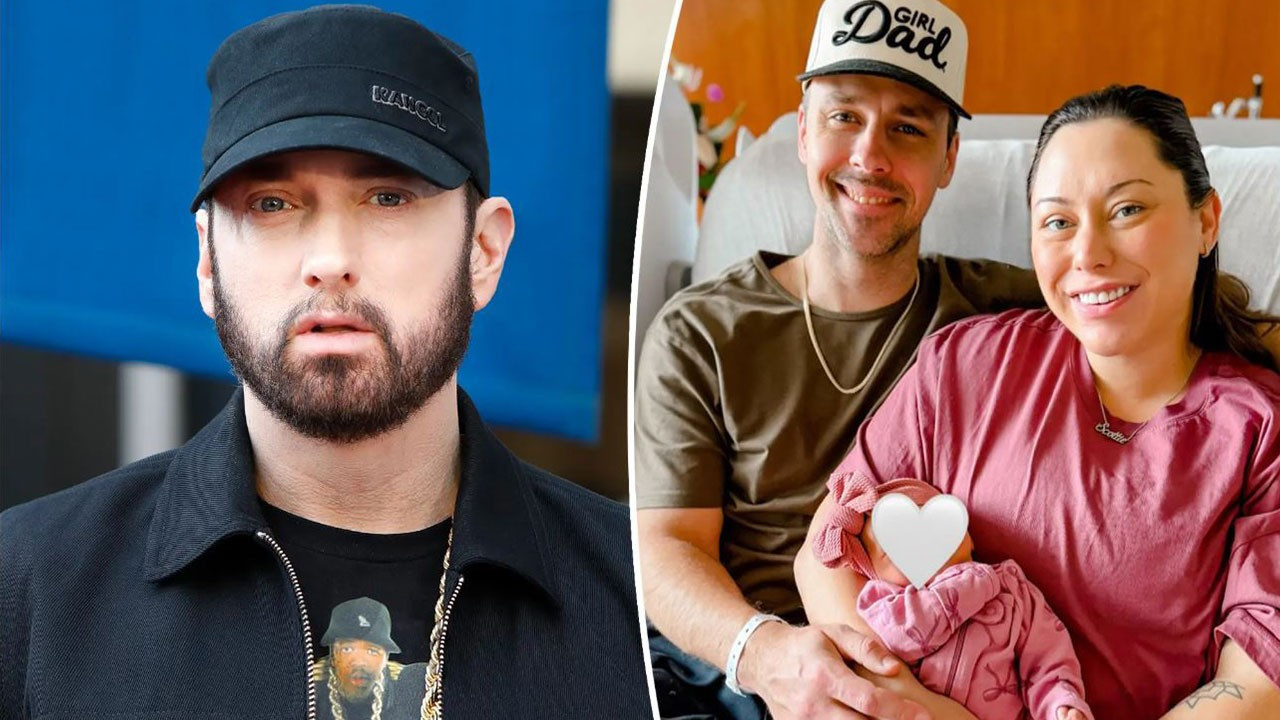 Rap müziğin efsane ismi Eminem ikinci kez dede oldu