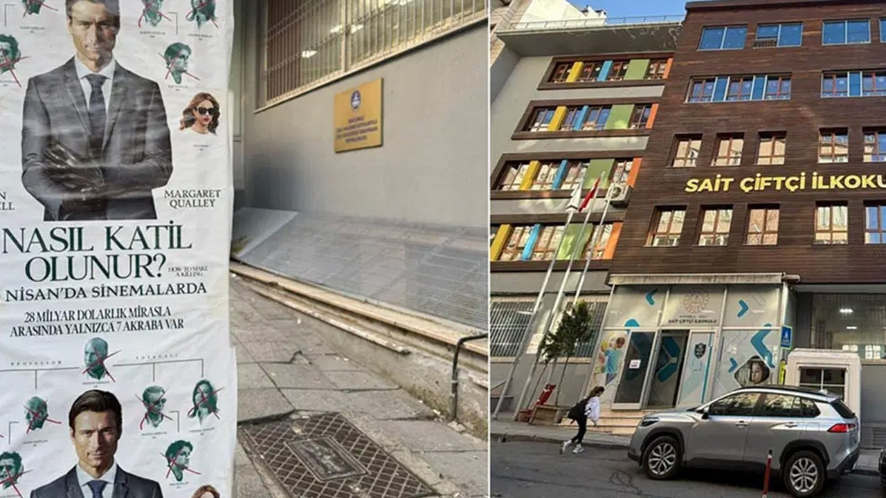 İstanbul'da okul önünde skandal afiş! Velilerden tepki: Duyarsızlık