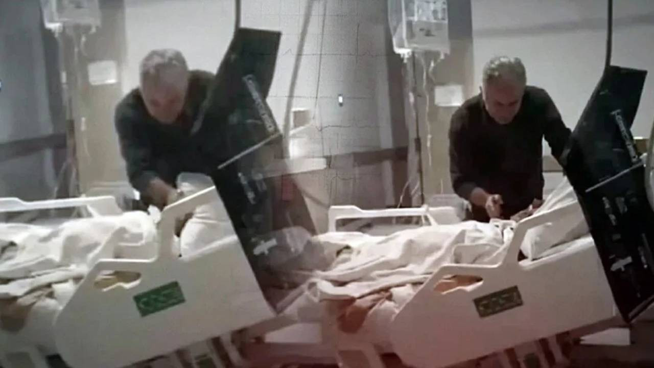 Hasta yatağındaki babasının canına kastetti! Böyle evlat olmaz olsun... Görüntüler yürekleri yaktı